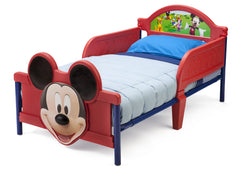 Delta Children Mickey Mouse 3D Footboard Toddler Bed Left View a2a