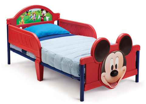 Mickey Mouse 3D Footboard Toddler Bed