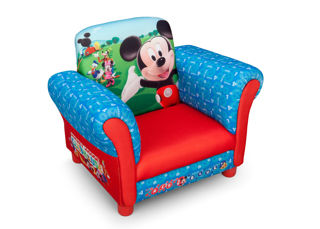 Delta Children Mickey Mouse Upholstered Chair, Right View Style 1 a1a