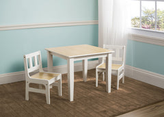 Delta Children Natural/White Table and Chair Set Room View a0a